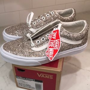 NWT Vans Old Skool Chunky Glitter Size 7.5